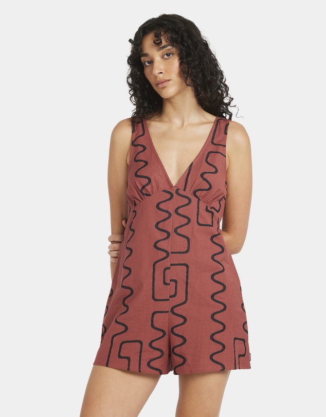 RVCA - Womens Sunnie Jumper Cover Up Romper
