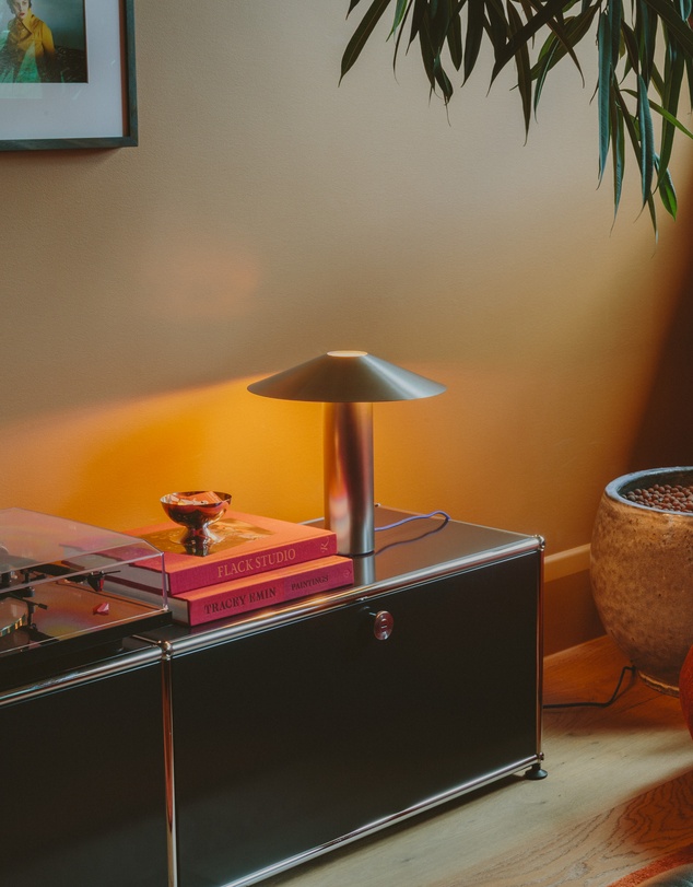 Dennis Did It - Hoist Lamp Brushed Metal