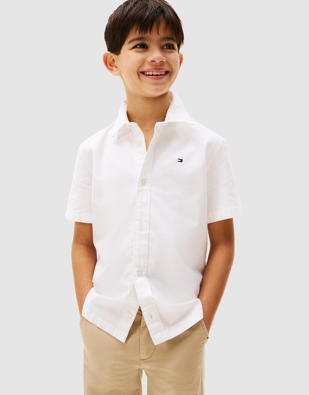 Tommy Hilfiger - Short Sleeve Oxford Shirt - Teens