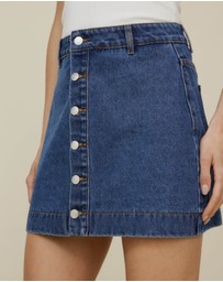 The Fated - Margot Denim Skirt