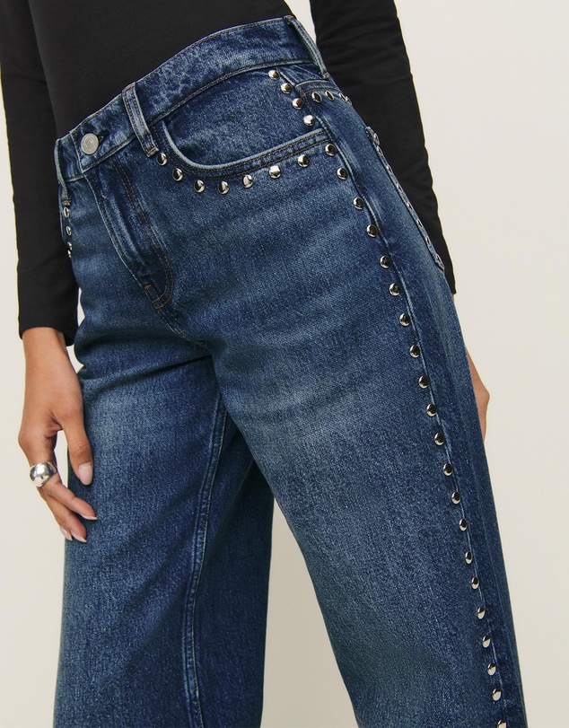 Reformation - Cary Low Rise Slouchy Wide Leg Jeans