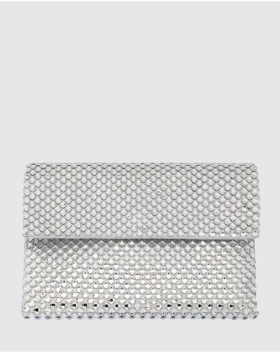 Olga Berg - Scarlett Crystal Clutch
