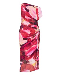 City Chic - Vivid Mesh Print Maxi Dress