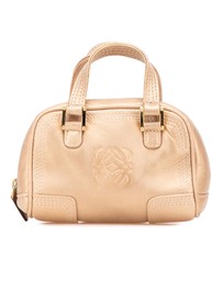 Pre-Loved by Azura Reborn - Pre-Loved loewe Structured Leather Top Handle Handbag Everyday Essential Accessory