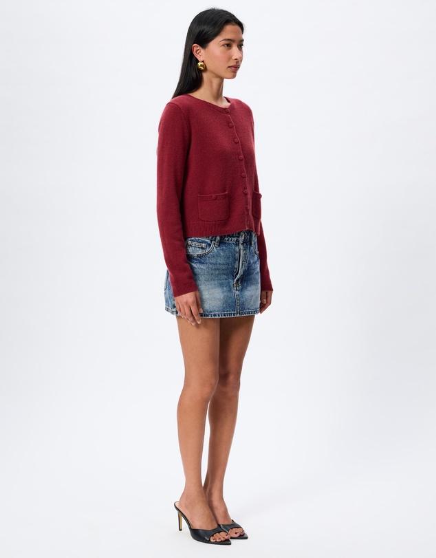 Reformation - Clara Cashmere Crew Cardigan