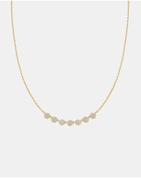 Ania Haie - Ania Haie Gold Pave Multi Beaded Chain Necklace
