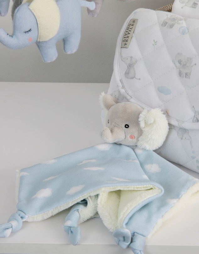 Living Textiles - Security Blanket - Elephant Playtime