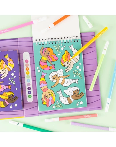 Tiger Tribe - Colour by Numbers Mermaids and Friends