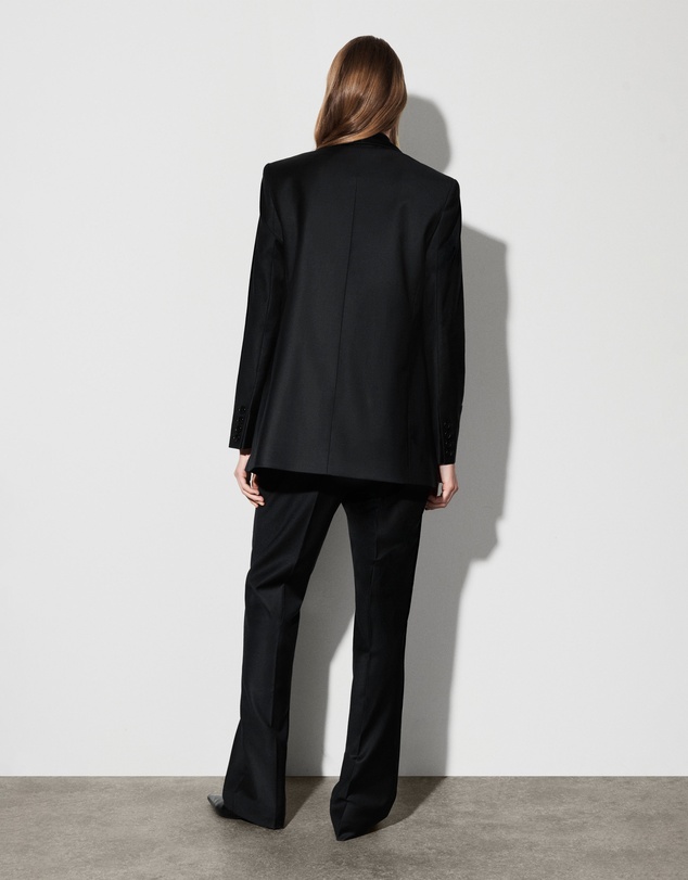 COS - Wool-Satin Tuxedo Blazer