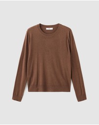 M.N.G - Fine-Knit Crew-Neck Sweater