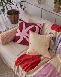 Mosey Me - Forget Me Not Embroidered Cushion