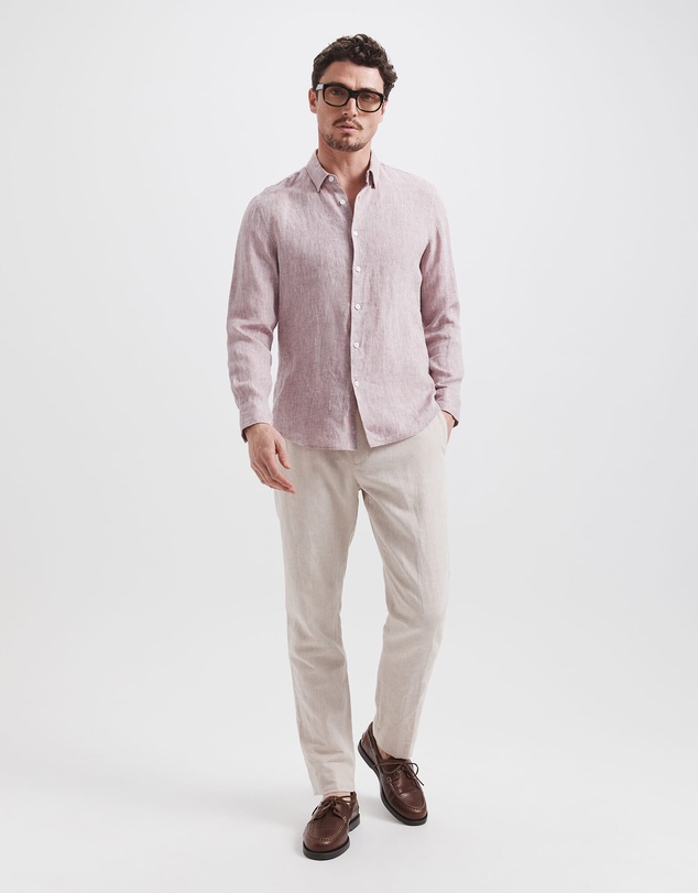 SABA - Anderson Classic Yarn Dyed Linen Shirt