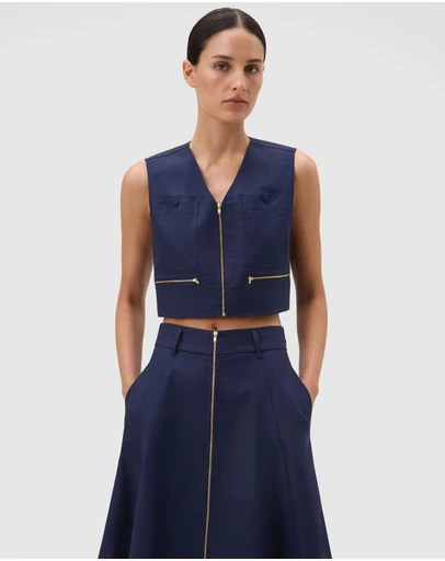 Oroton - Pocket Detail Vest