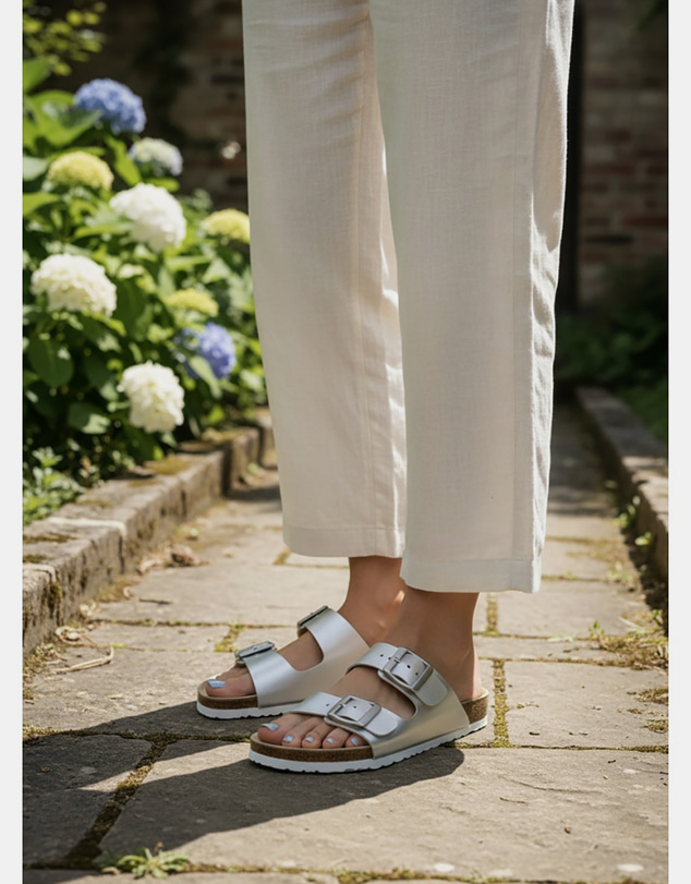 Human - Women's Ibiza Sandals Silver