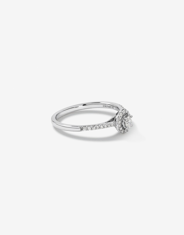 Michael Hill - Engagement Ring with .20TW of Diamonds in 10k White Gold