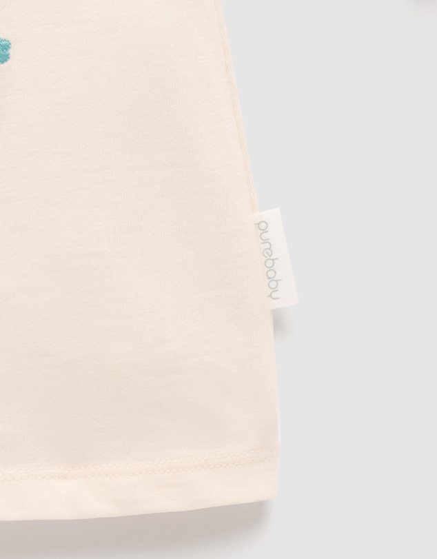Purebaby - Ruffle Tee-Kids-Babies