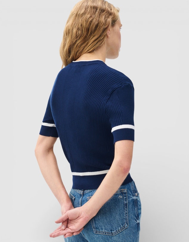 rag & bone - Kassy Rib Short Sleeve
