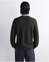 COS - Contrast-Tipped Crew-Neck Jumper