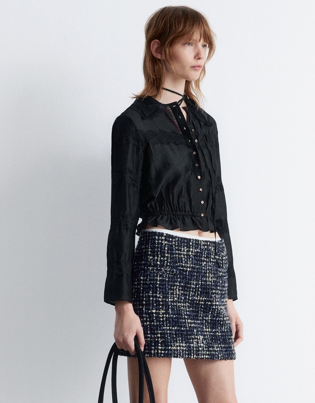 & Other Stories - Long-Sleeve Lace Blouse