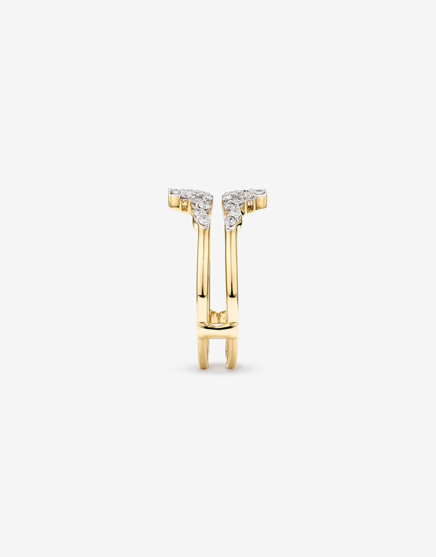 Michael Hill - Enhancer Ring with 0.33 Carat TW of Diamonds in 14kt Yellow Gold