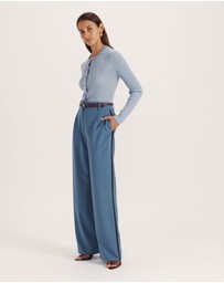 SABA - Celeste Wool Pleat Front Pant