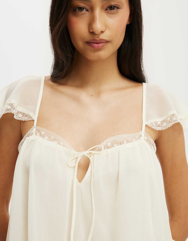 Cotton On - Florence Flutter Sleeve Tunic