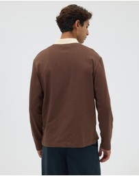 AERE - Classic Contrast Rugby Polo