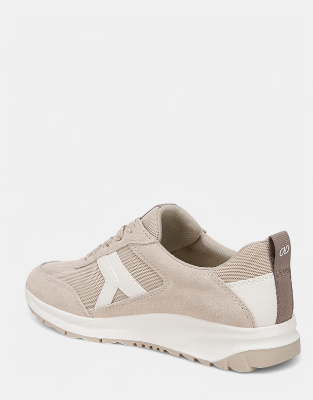 Naturalizer - Shay Jogger Lace-Up Sneaker - White/Beige