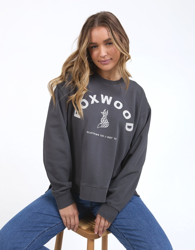 Foxwood - Effortless Crew Iron Grey