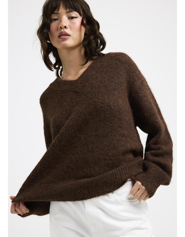 Subtitled - Grace V Neck Knit Jumper