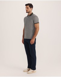 SABA - Bale Geo Print Cotton Polo