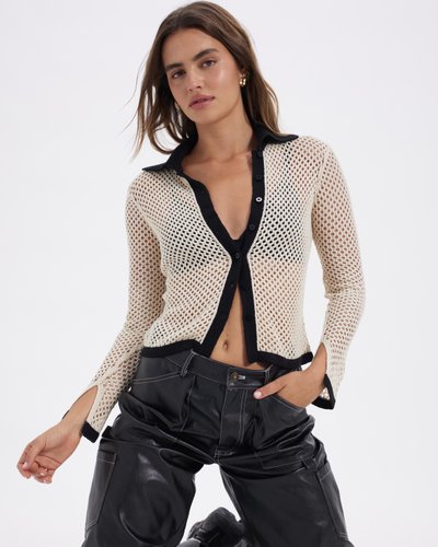 On The Run Button Down Top