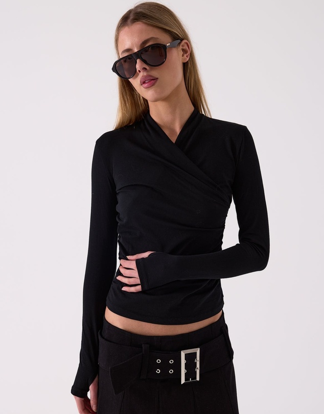 Style Addict - Juno Wrap Top