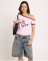 Alice In The Eve - Self Love Slashed T-Shirt