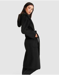 Belle & Bloom - Runaway Wool Blend Robe Coat