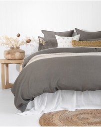 Bambury - Boyd Jacquard Textured Cotton Quilt Cover Set