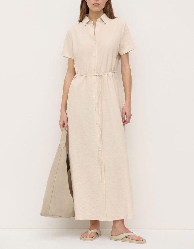 Assembly Label - Heather Silk Blend Shirt Dress