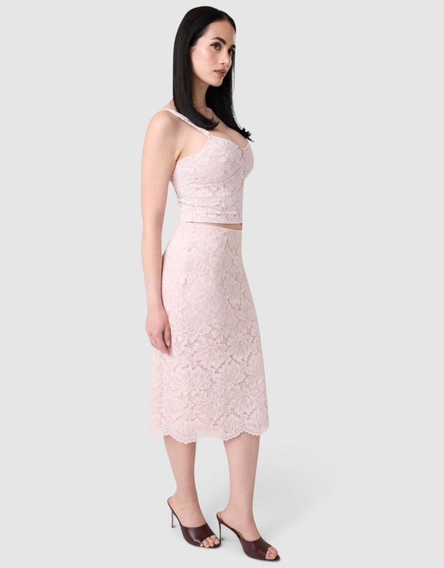 GUESS - Katrina Midi Lace Skirt