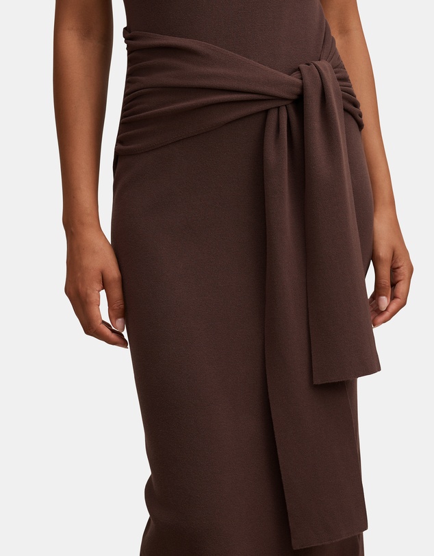 Forever New - Margot Wrap Detail Knitted Midi Dress