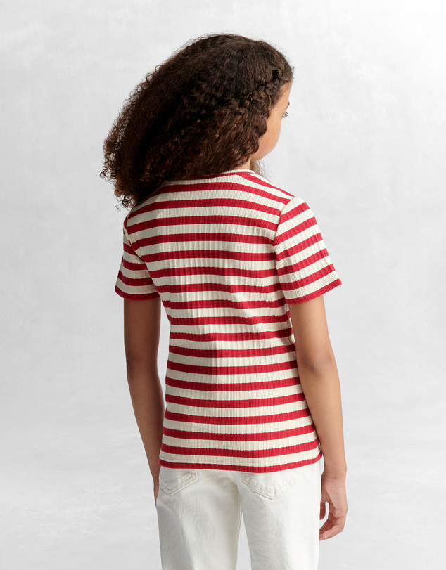 Gant - Textured Stripe Tee