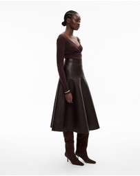 Witchery - Spliced Faux Leather Skirt