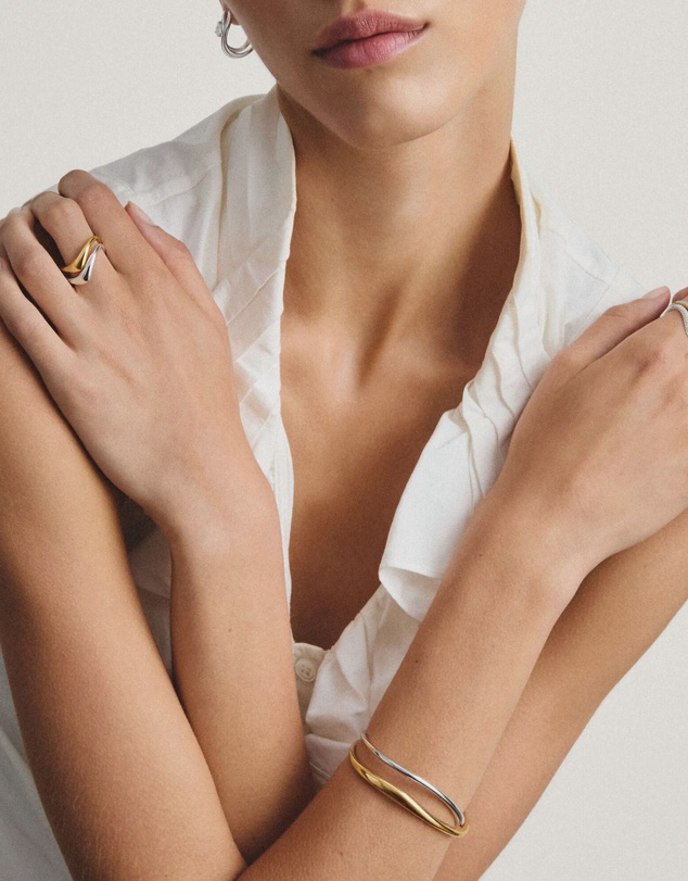 THOMAS SABO - THOMAS SABO Bangle with wave design