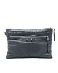 Pre-Loved by Azura Reborn - Pre-Loved Lambskin Motocross Classic Clip M Clutch