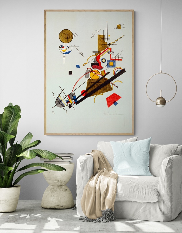 Inka Arthouse - Joyous Ascent by Wassily Kandinsky Art Print