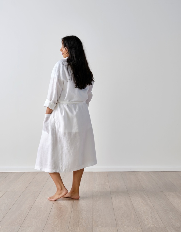 Linen House - Nimes Pure Linen Robe