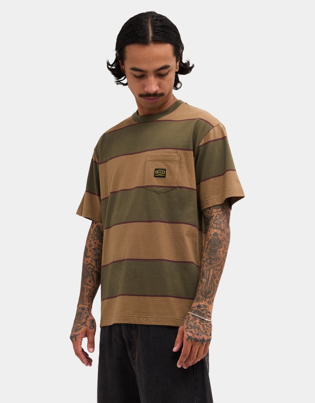 RVCA - Mens Dayshift Stripe T-Shirt