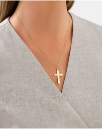Michael Hill - Large Cross Pendant in 10kt Yellow Gold