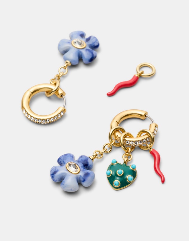 MIMCO - Talisman Charm Hoop Earrings