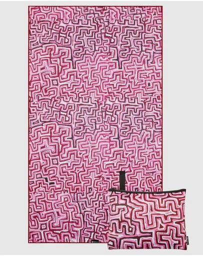 Gali Swimwear - Lukarrara (Pink) Sand-Free Beach Towel