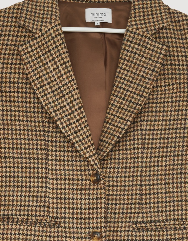Revibe - Repaired Minima Esenciales Desi Wool Blazer - AU 8